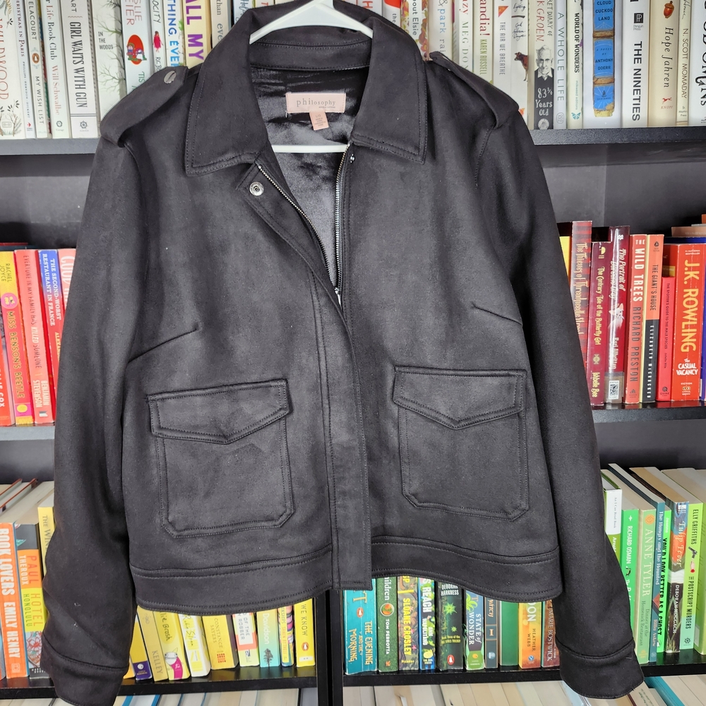 Philosophy Charcoal Men's Bomber Jacket